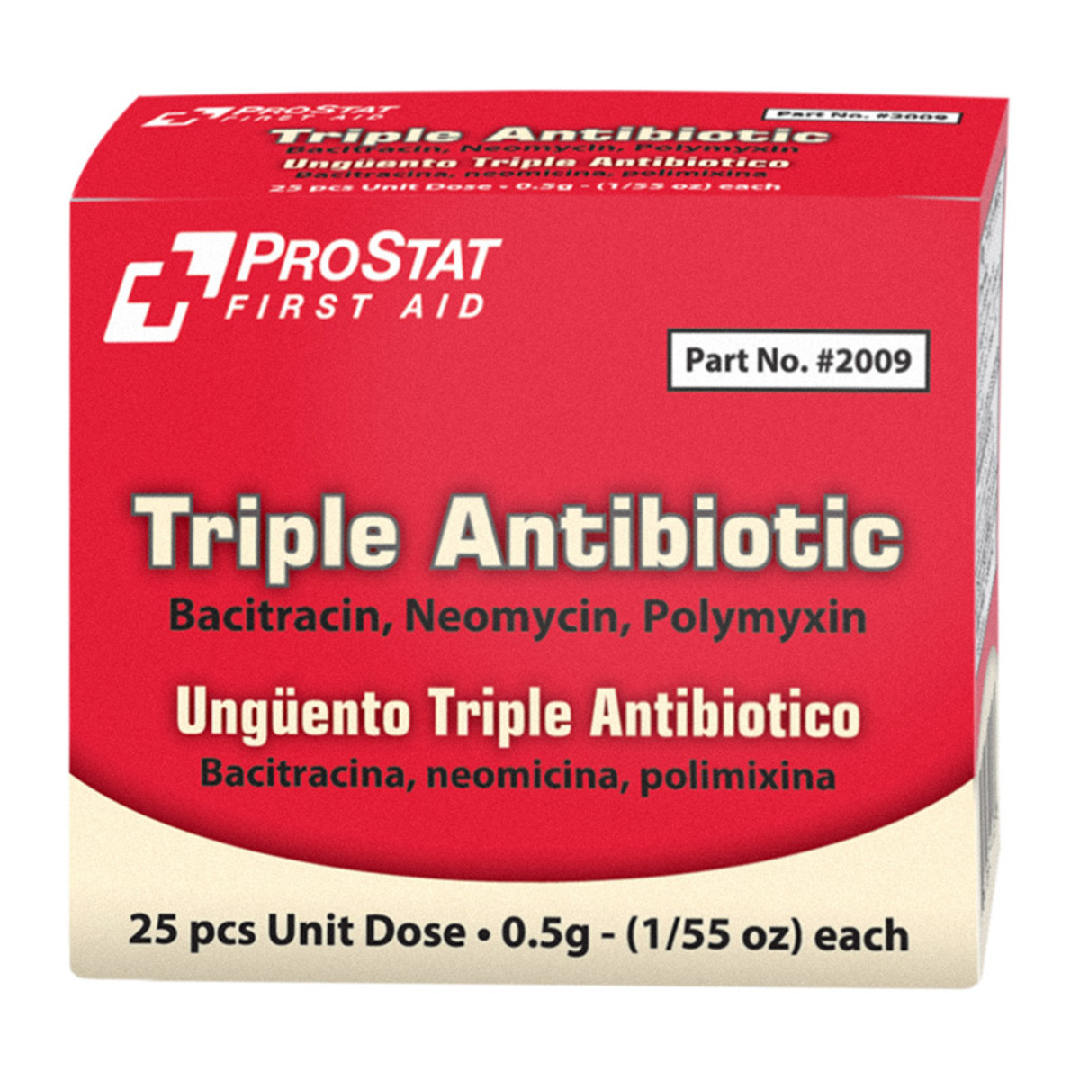Triple Antibiotic 0.5g Ointment, 26 boxes of 25