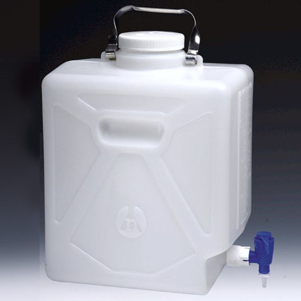 Nalgene® 23200050 Rectangular Carboy with Spigot, HDPE, 20 liter
