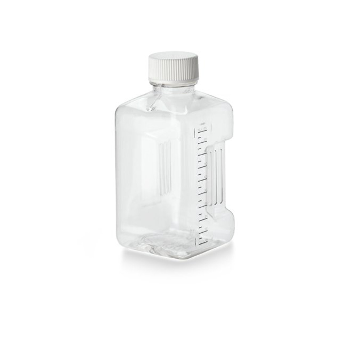 Nalgene® 323042 PETG Square Biotainer Bottles, Sterile, 2 Liter Lab