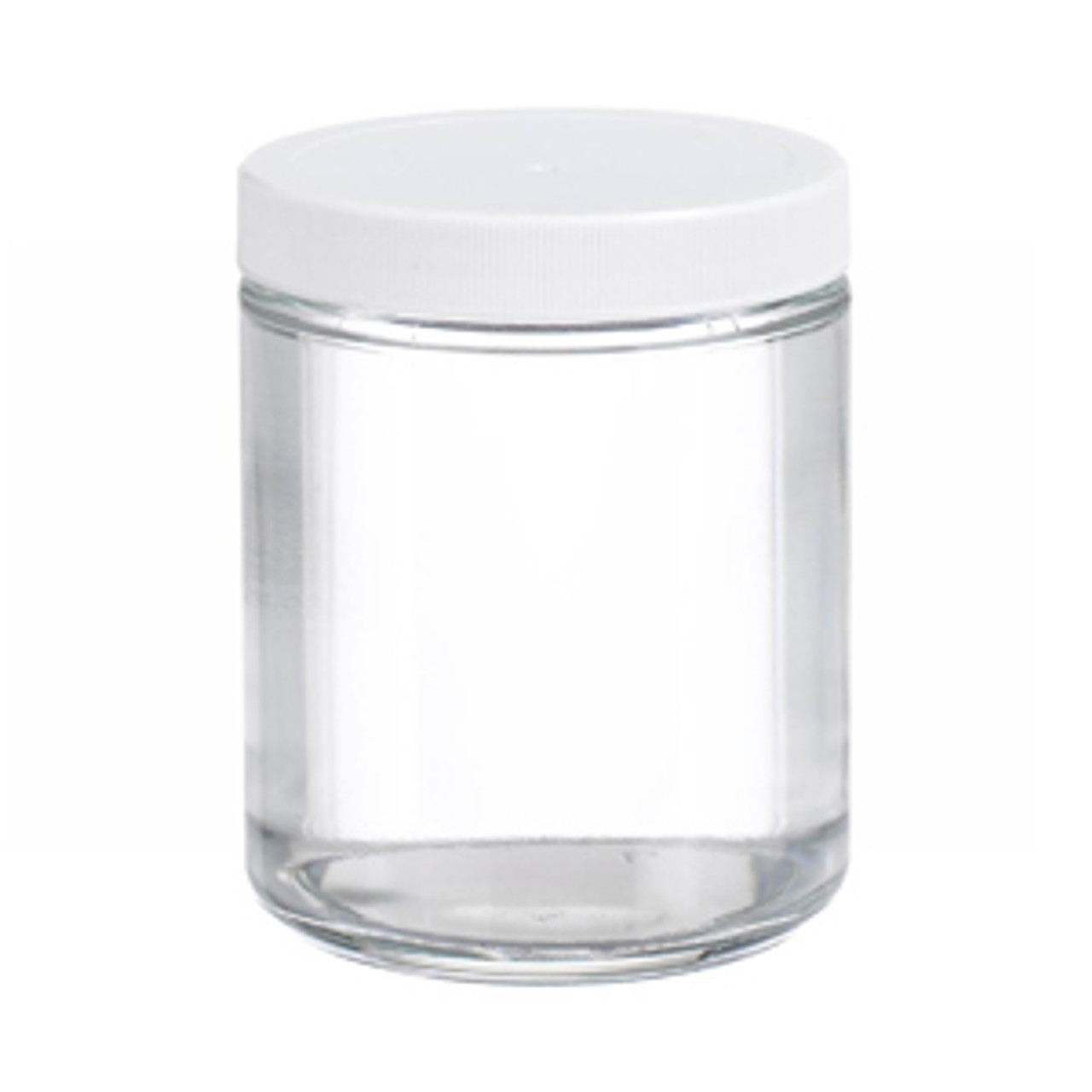 Buy 8oz Plastic Wide-Mouth Storage Jars (12 pack) - Large straight