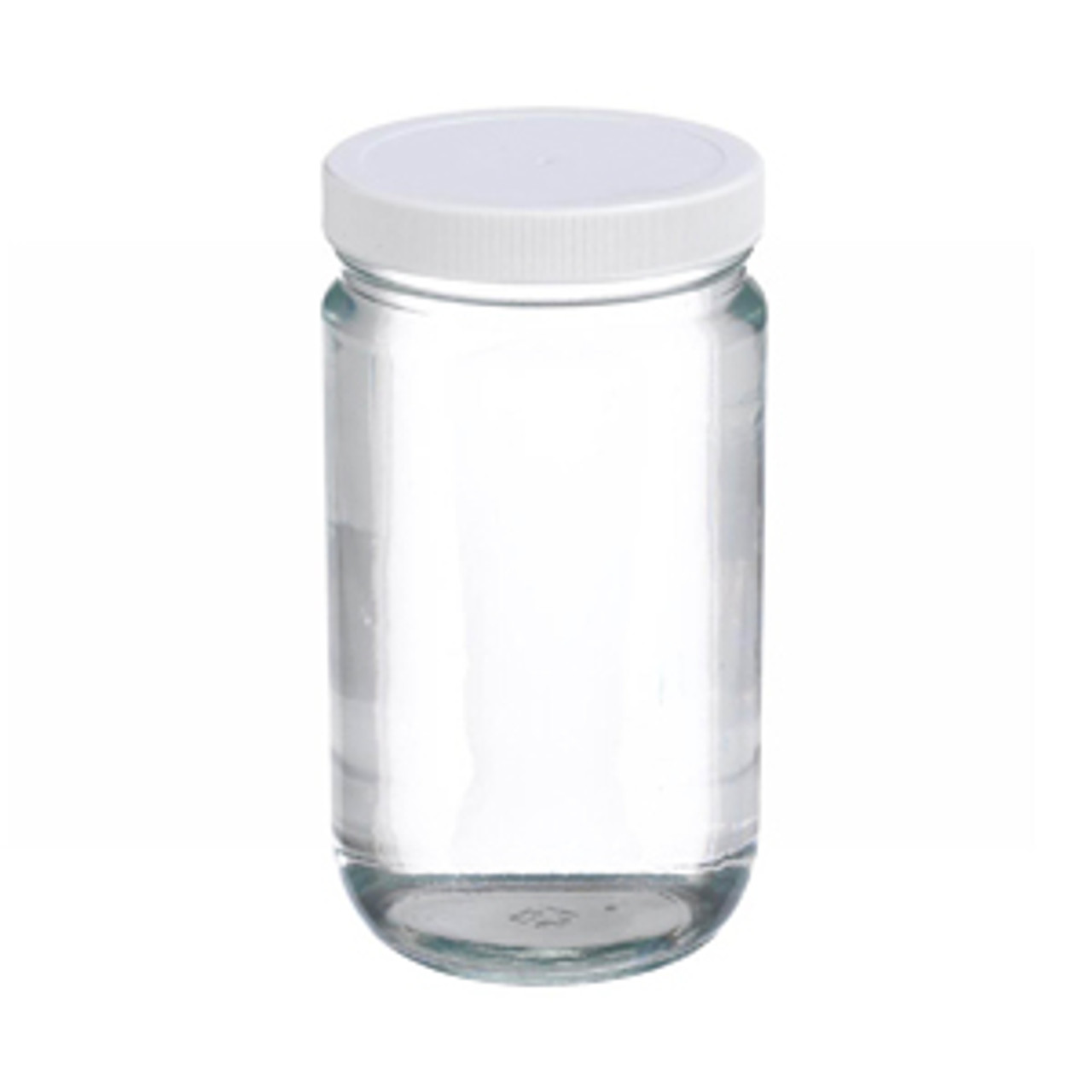 8 oz. Clear PET Plastic Wide Mouth Jar, 89mm 89-400