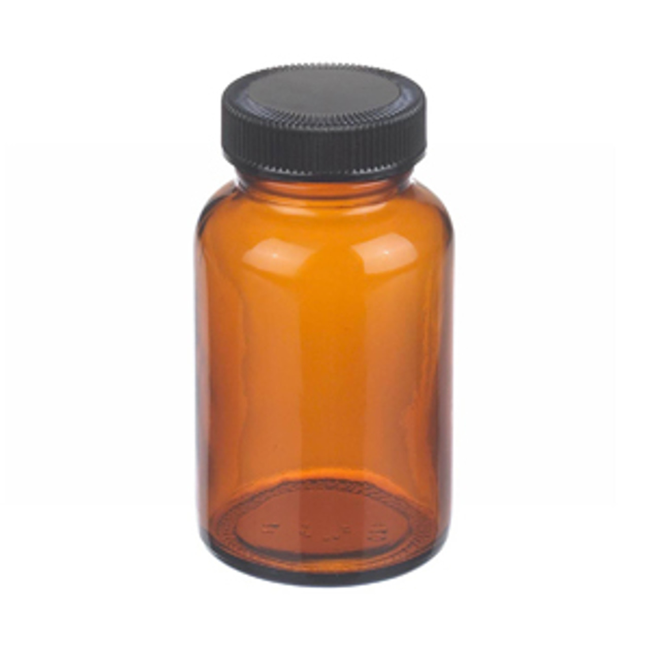 Qorpak GLC-02125 Amber Glass 8.5oz (250ml) Wide Mouth Packer