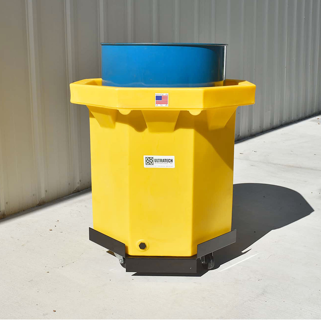Ultra-Spill Collector® 55 gal Drum Secondary Containment, Flat