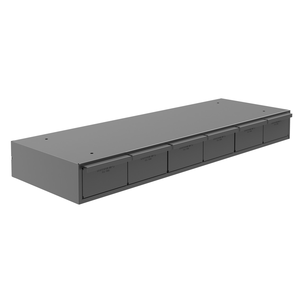 Durham Gray Steel Cabinet 64 Plastic Drawer 317-95