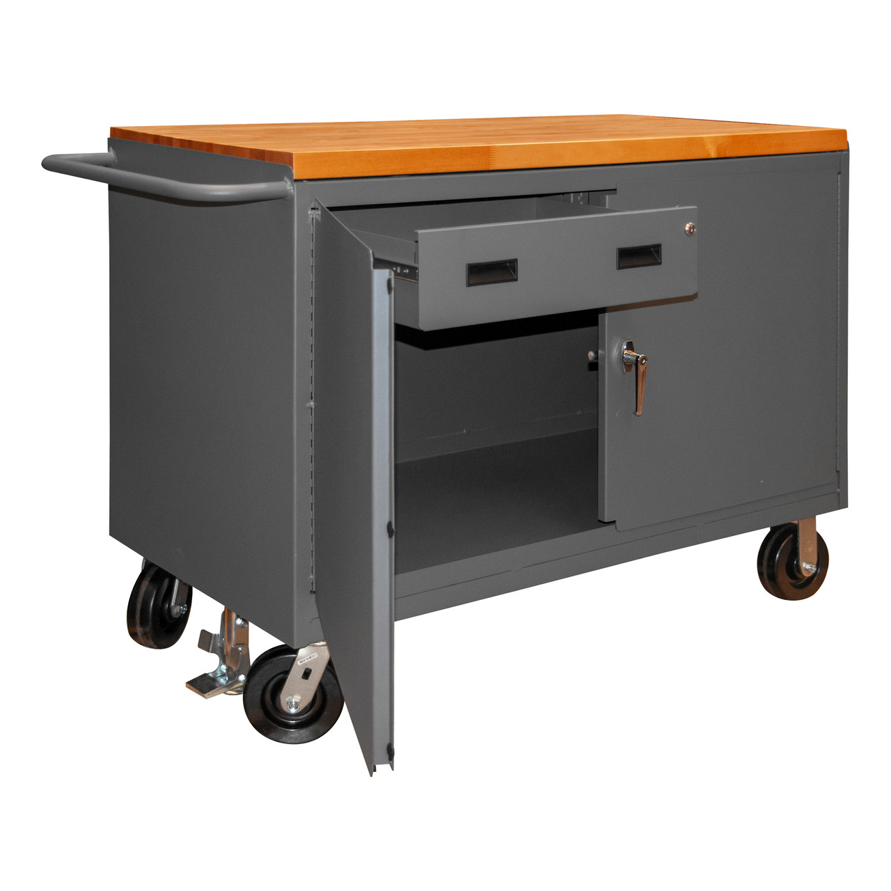 Mobile Bench Cabinet With 6