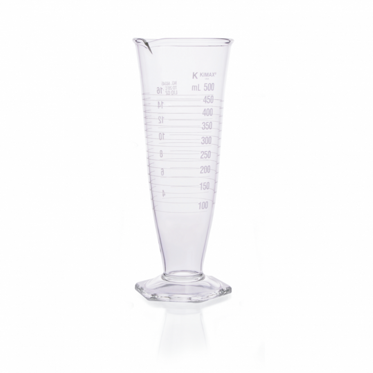 278383  50ml Snap Cap Qorpak Volumetric Flask - Qorpak