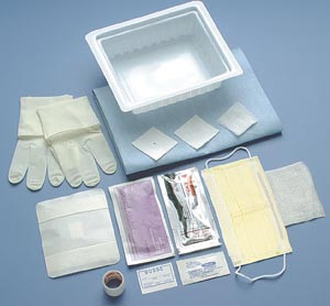 Central Line Dressing Change Tray With Tegaderm Dressing, w/ Isopropyl Alcohol, case/30