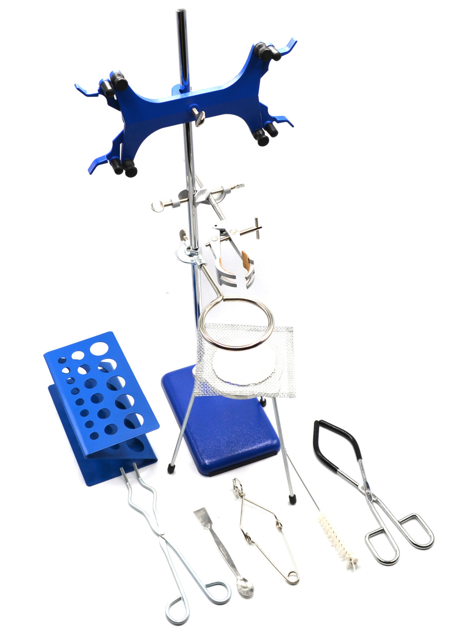 13 Piece Set, Complete Research Grade Lab Starter Kit, with Rod, Base ...