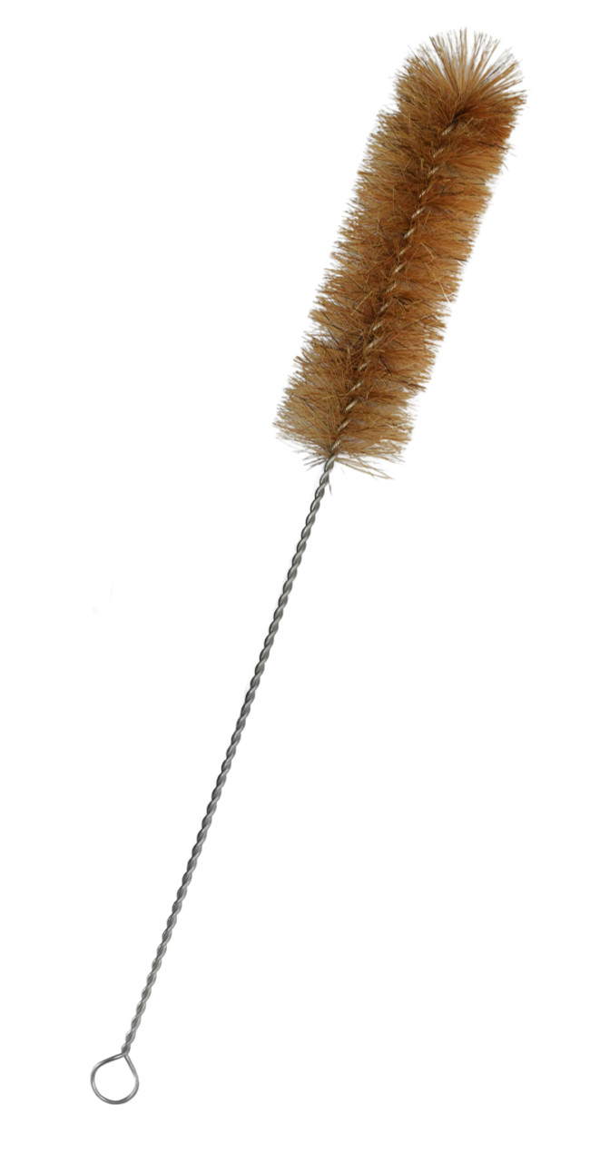 Classic Dish Washing Brush, Stainless Steel Handle, with Natural Bristles