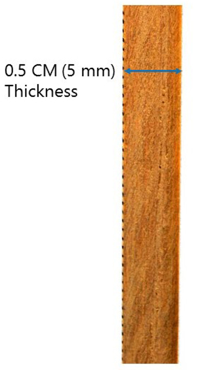 Half-Meterstick, 50 cm, hardwood