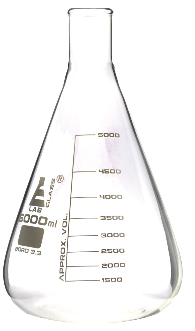 Buy Glassco GC-231.202.062PCS Conical Erlenmeyer Flask with Pouring Spout  1000 ml (Pack of 2 Pcs) Online in India at Best Prices