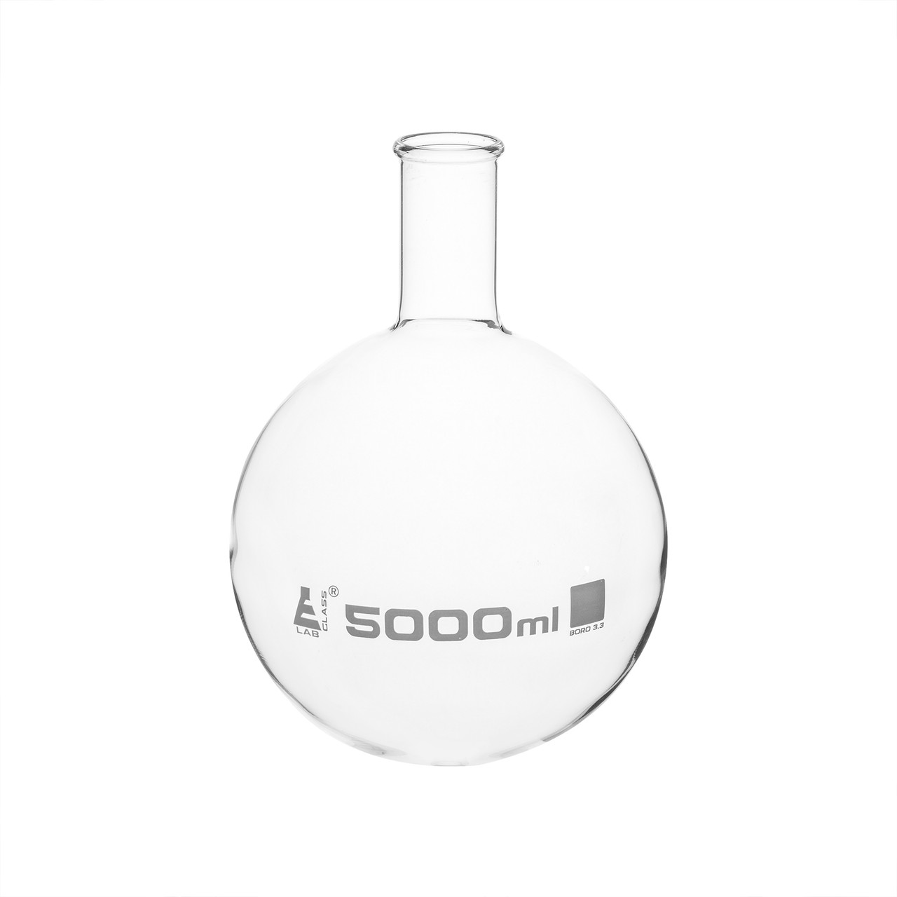 5000ml Borosilicate Wide Mouth Square Glass Storage Bottle with