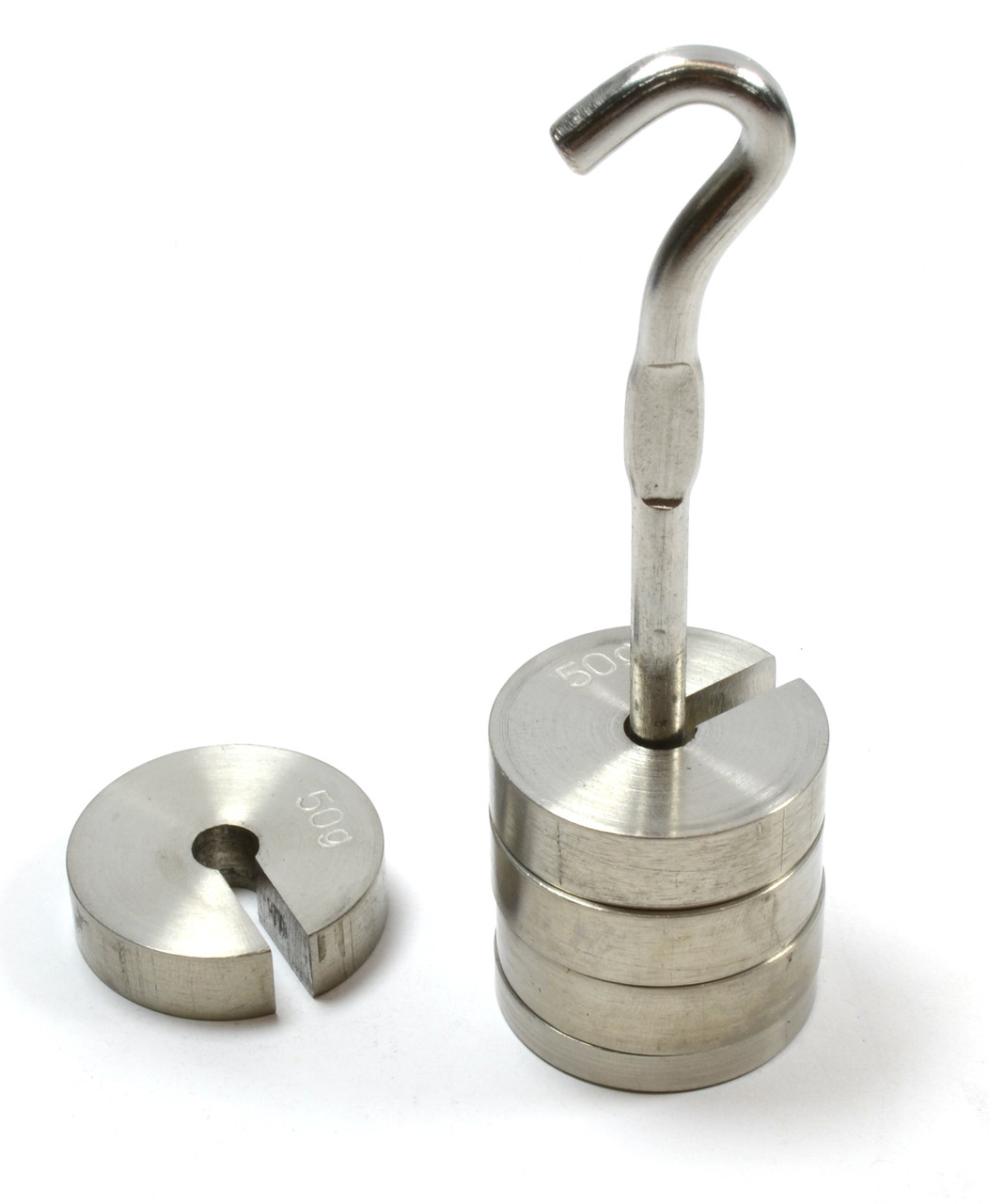 SLOTTED WEIGHT SET Steel - Mass Weights for Physics Lab $27.99