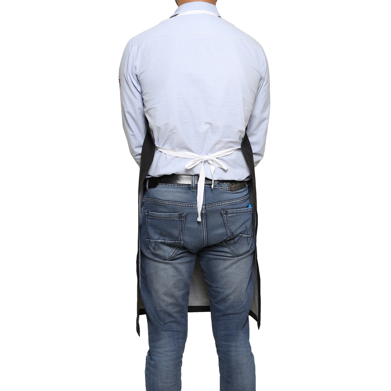 Rubberized Apron, Small (27"W x 30"L), Black CP Lab Safety