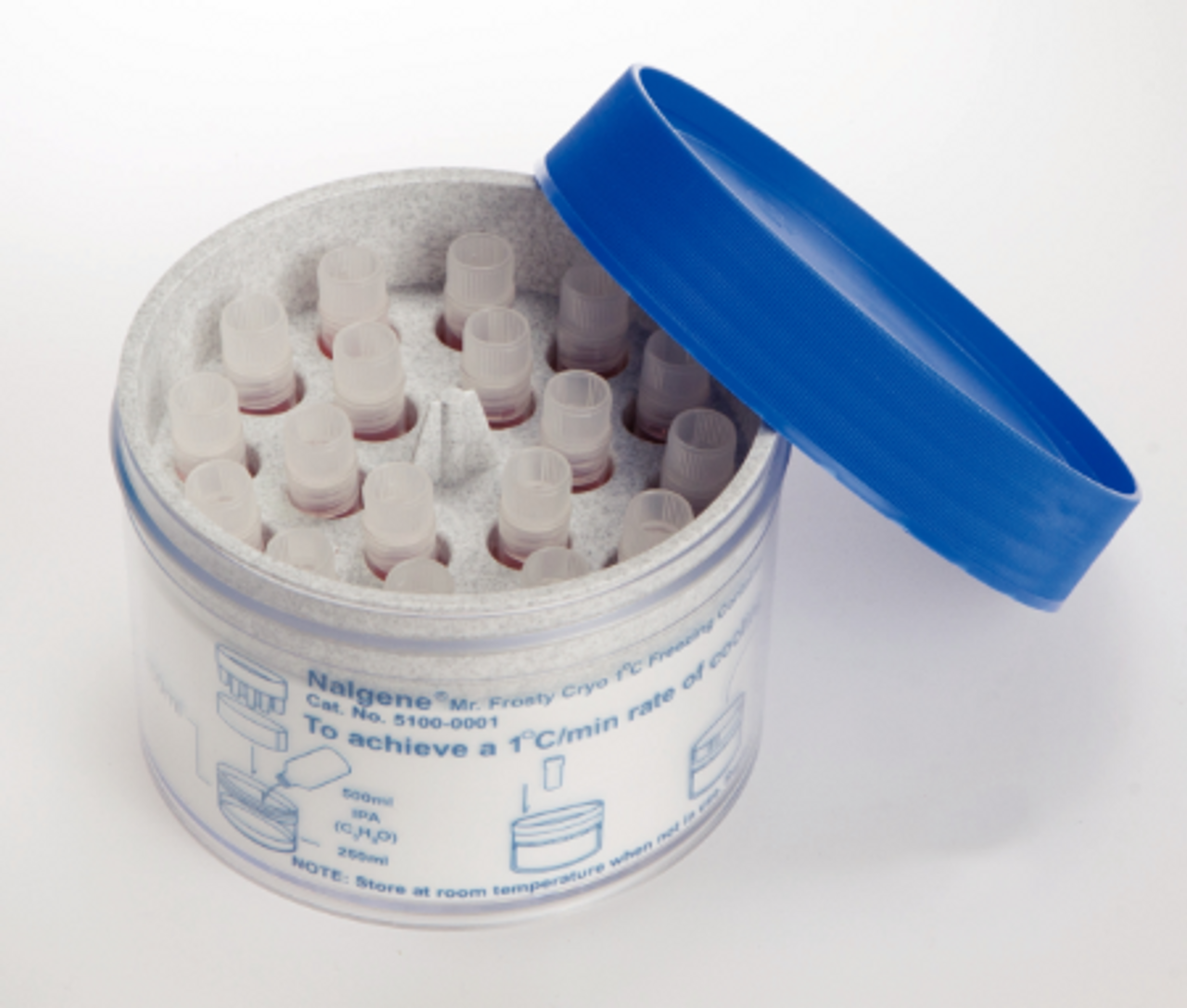 Nalgene® 5100-0001 Mr. Frosty Freezing Container for 1.2-2mL CryoVials,  Polycarbonate