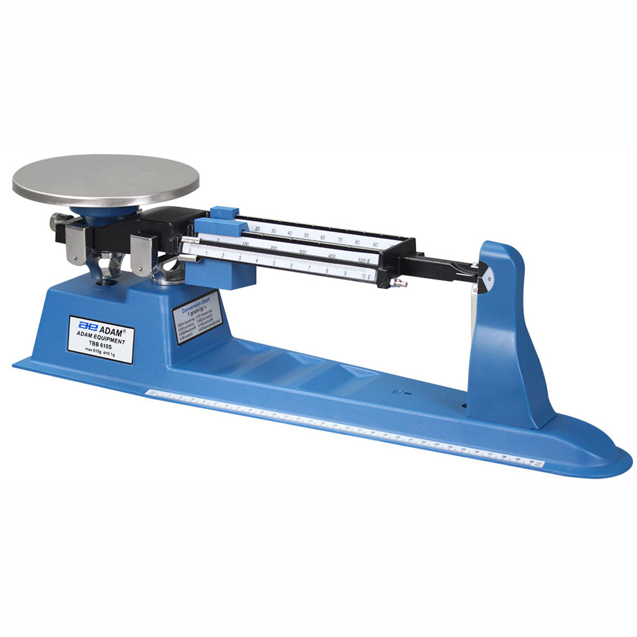 Mechanical Beam Scale, Wheels Included, up to 500 lb/200 kg, Platform  Dimension: 10-1/2W x 14D, Pro Dual Reading Height Rod: 23 - 84