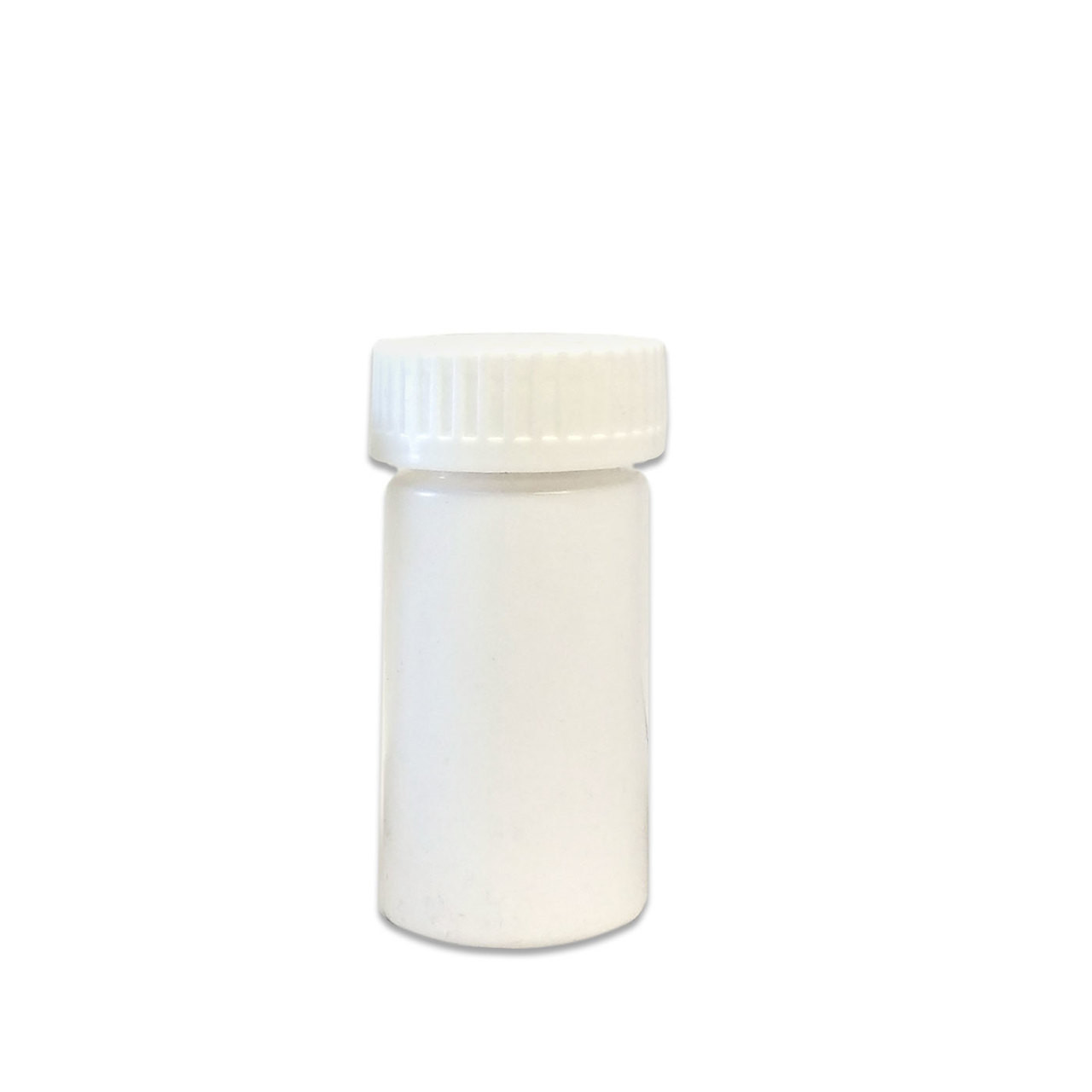 Plastic Vials, White Polypropylene Reversible Cap Vials