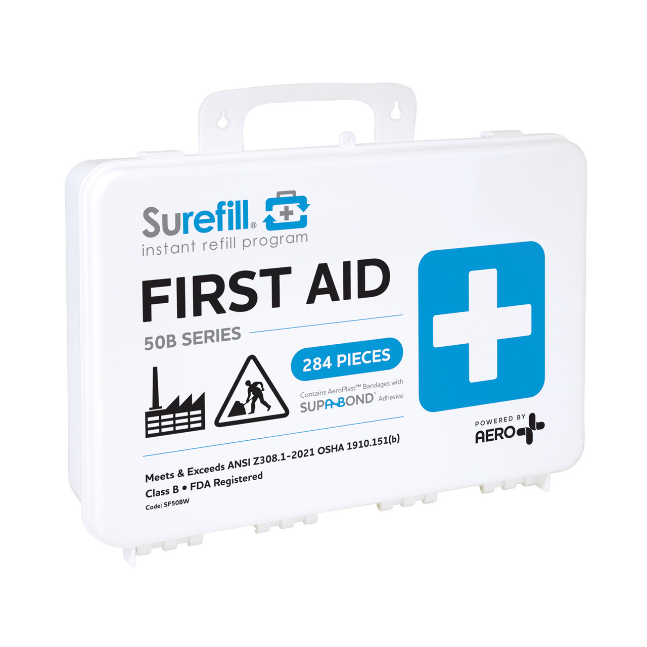 First Aid Kit OSHA Class B in Plastic Case