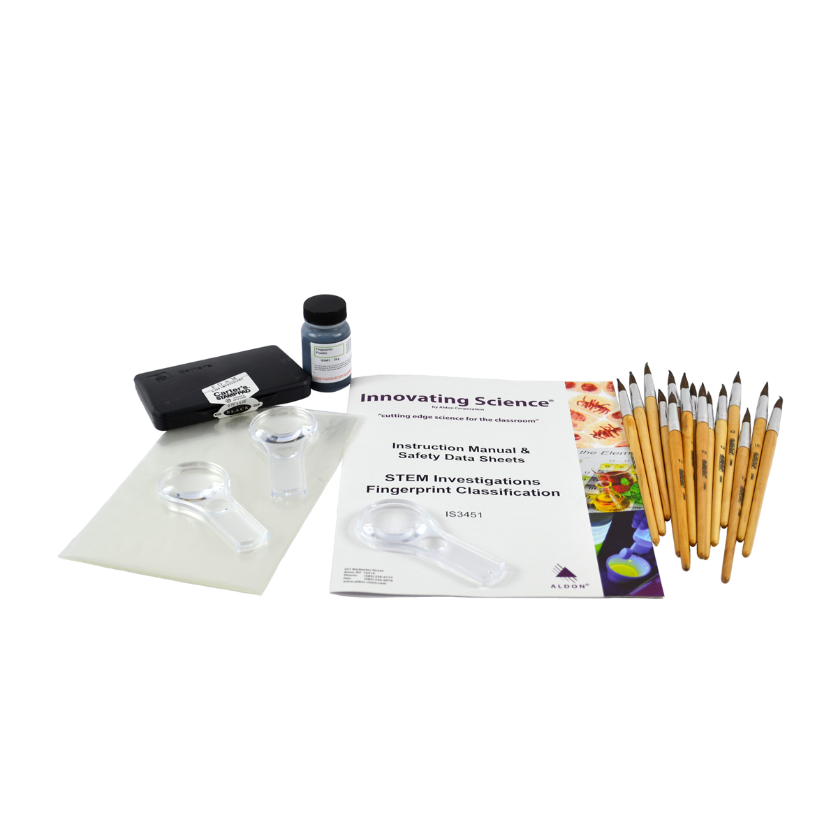 Student Activity Kit, STEM Investigation, Fingerprint Classification