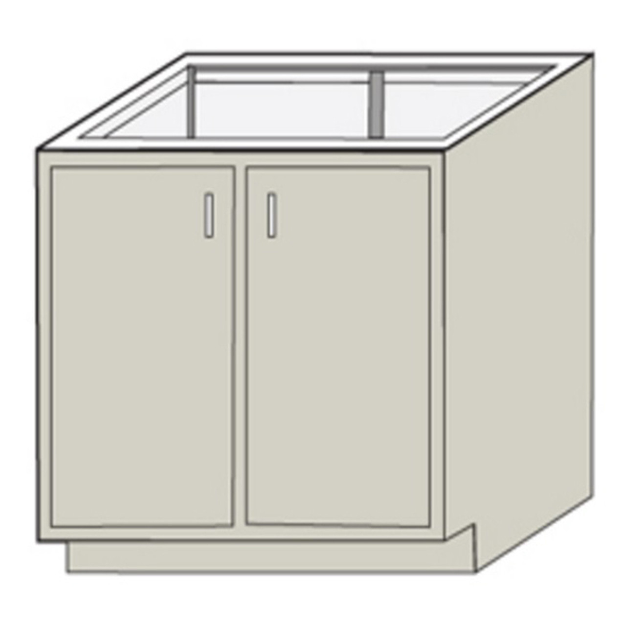 HEMCO 53011 Standard Base Cabinet, 30" x 22" x 35"