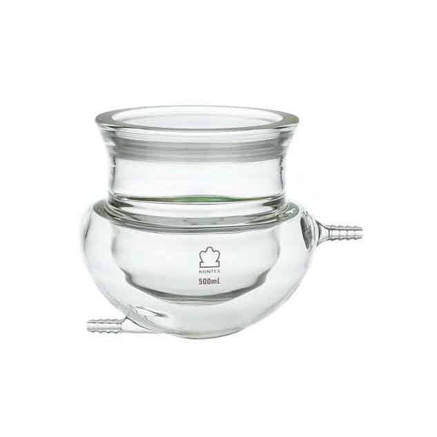 KIMBLE® KIMAX® Jacketed Cylindrical Reaction Flask, 100ml