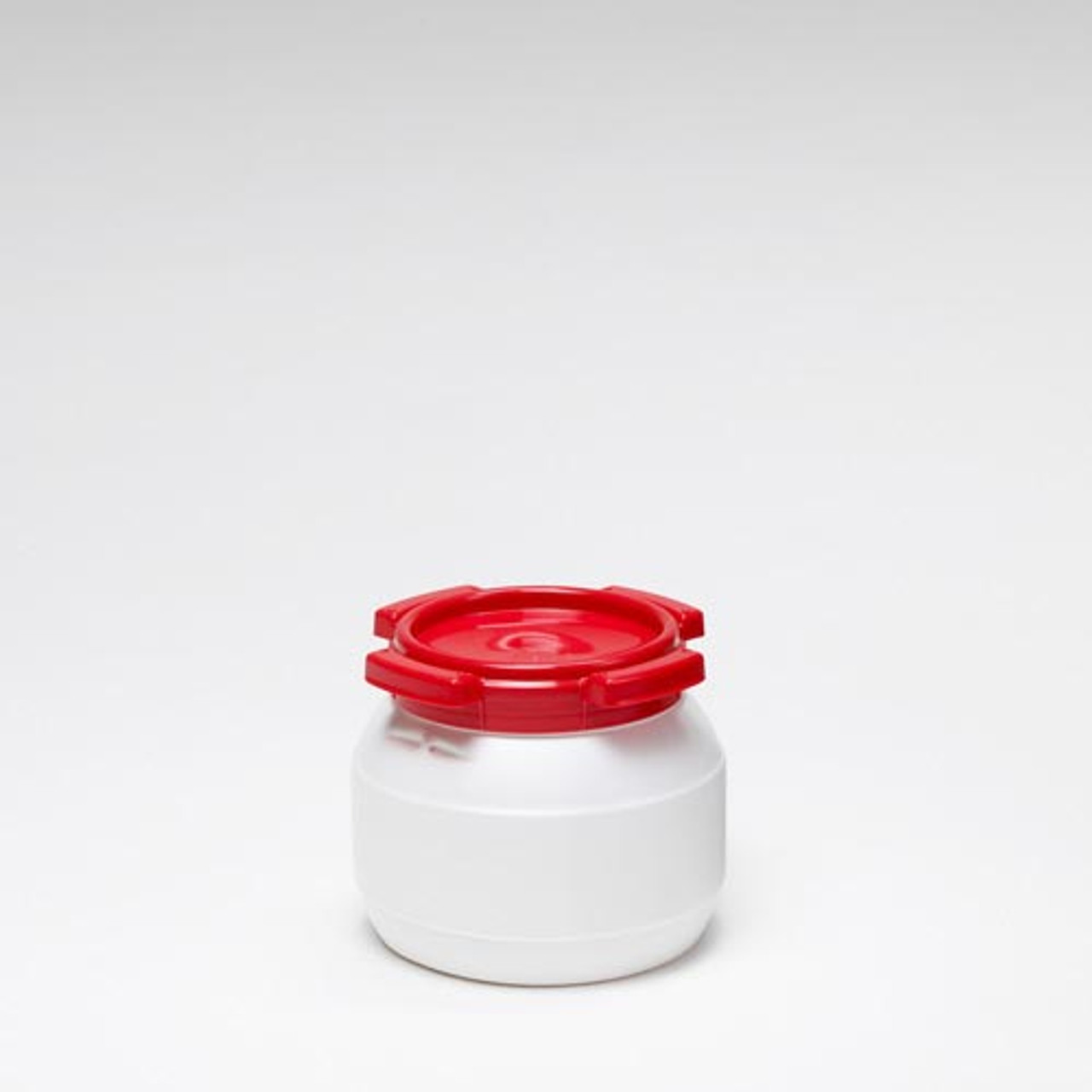 3.5 Gallon Screw Top Plastic Pail, UN Rated, White in Color