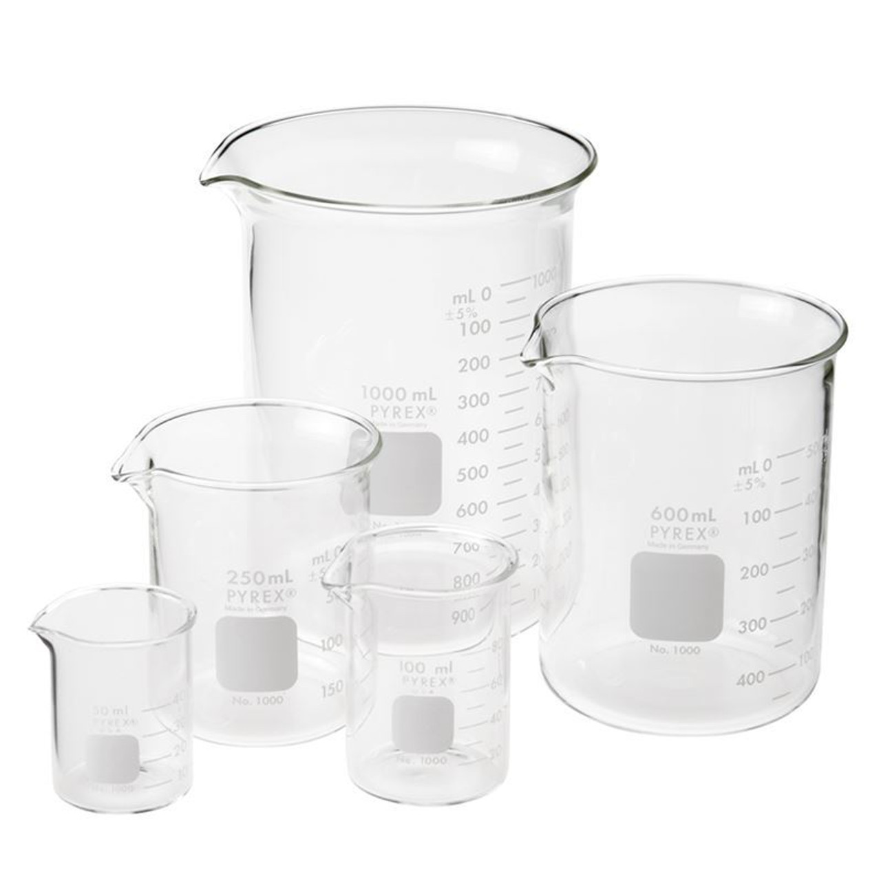 Heat Resistant 250 Ml 500 Ml 1000 Ml High Borosilicate Pyrex 3