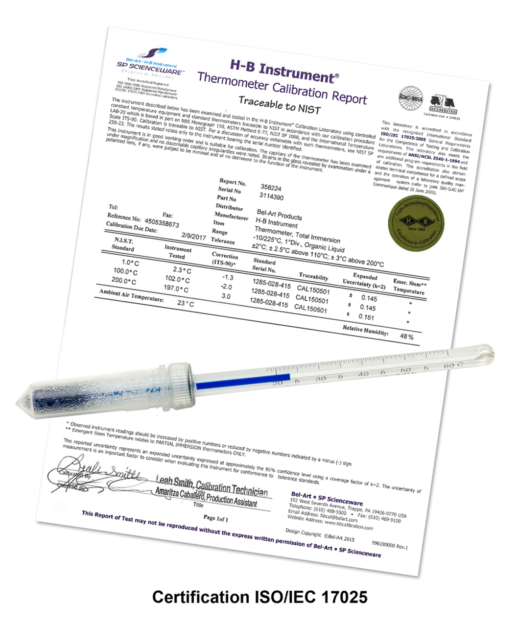 Incubator Thermometer