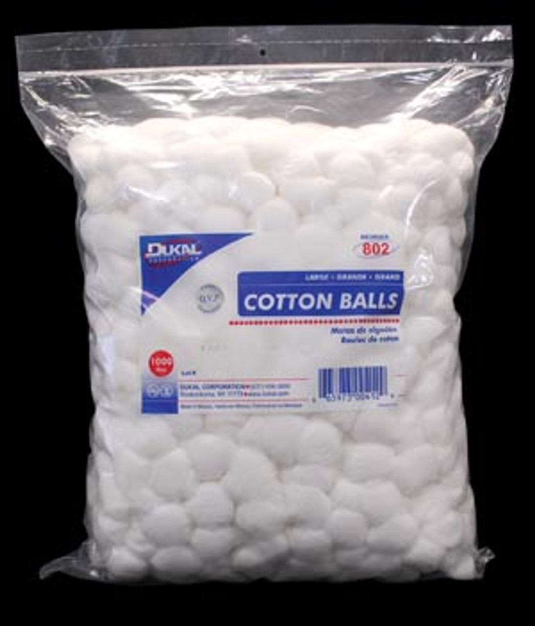 Bag Of 1000 Large Pivetal Absorbent Soft Cotton Balls for