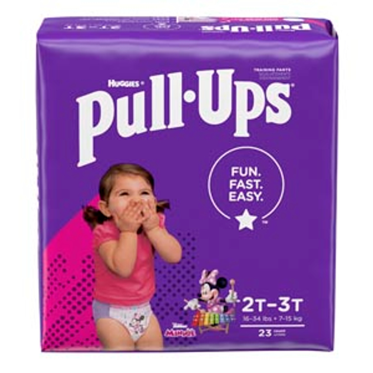 Kimberly-Clark Corporation 41243 Pull-Ups Training Pants,Girl Jumbo,2T-3T