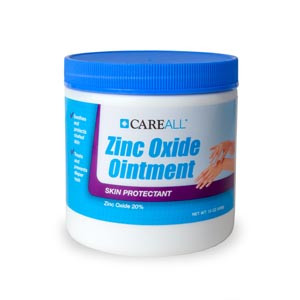 CareAll Zinc Oxide Cream, Ointment, 15 oz Jar, case/12
