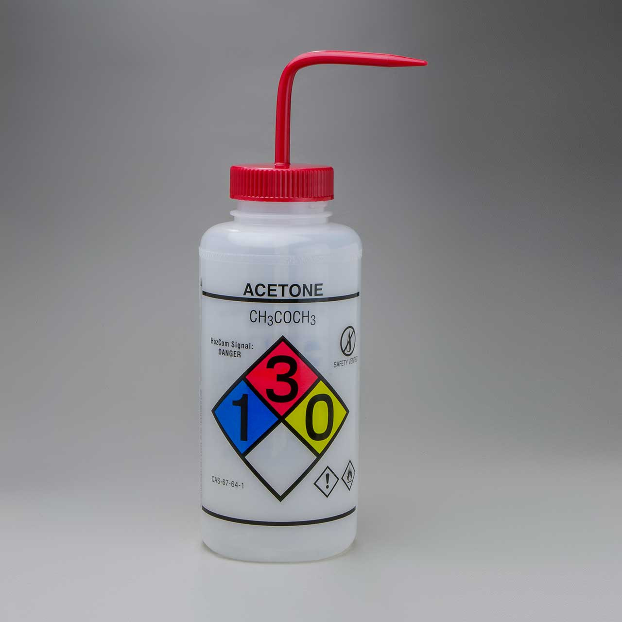Accetone Rags Label GHS Labeled Safety-Vented Acetone, Wash Bottles, 1000 ml (32oz ...