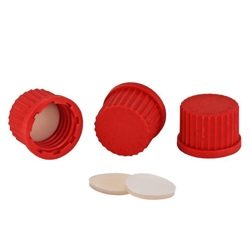 Solid Cap, PTFE Seal, GL-45 Thread, each