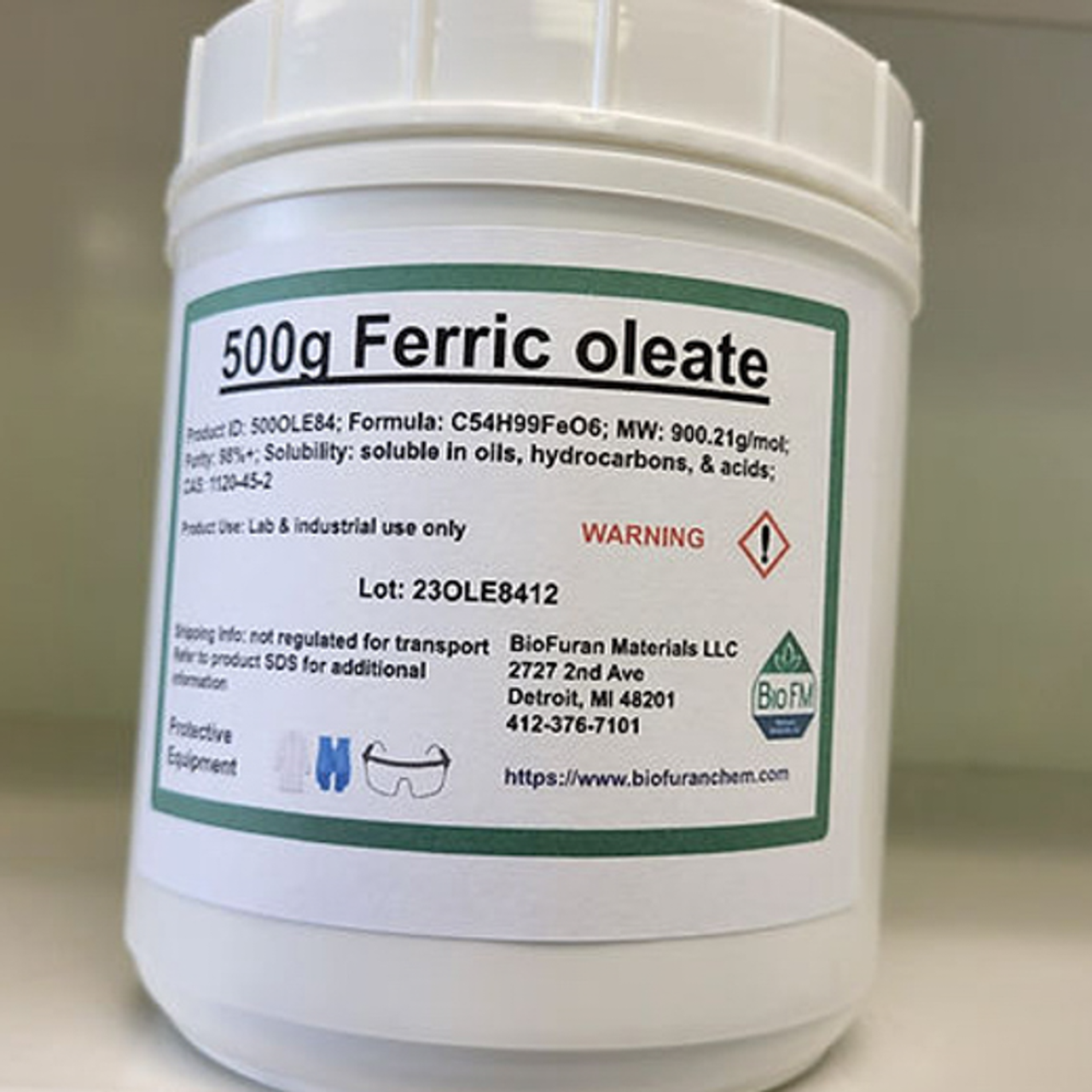 Iron (Iii) Oxide, Powder, Reagent Grade, 500 G 