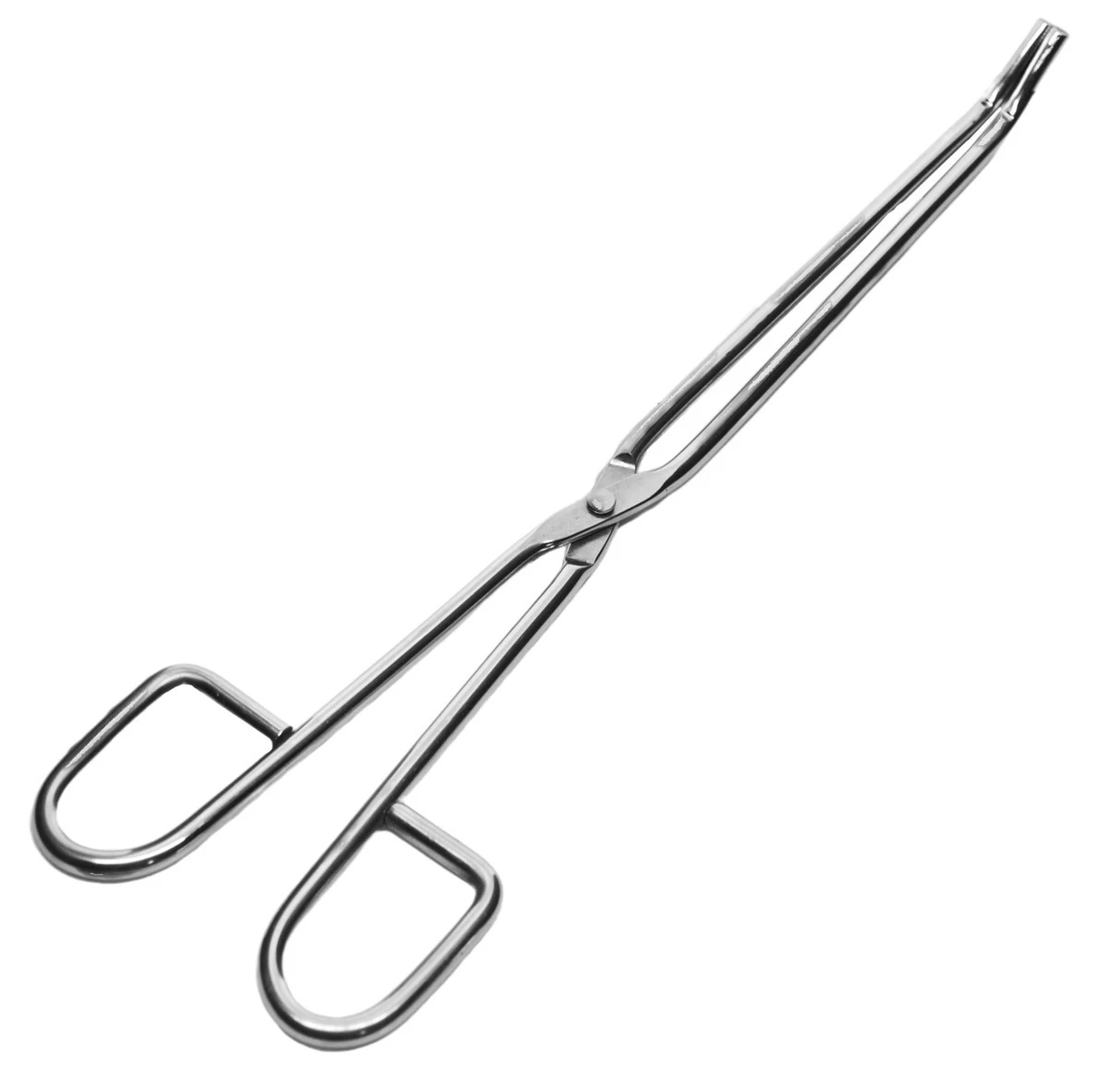 Crucible Tong, 13 Inch, Straight, Extra Long, Stainless Steel, For Furnace Use