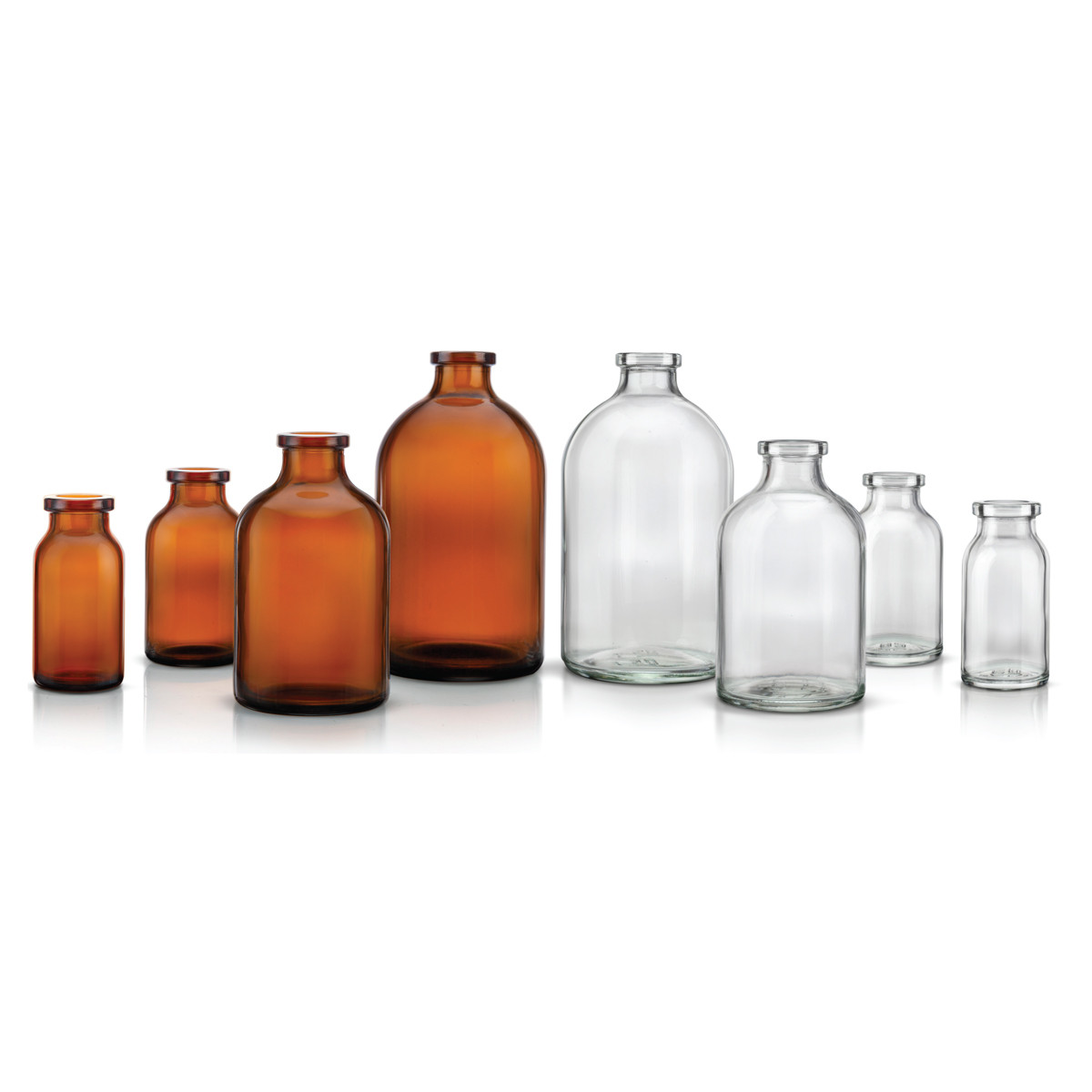 Serum Vial, Washed, Depyrogenated, Sterile Type I Amber Glass, 20