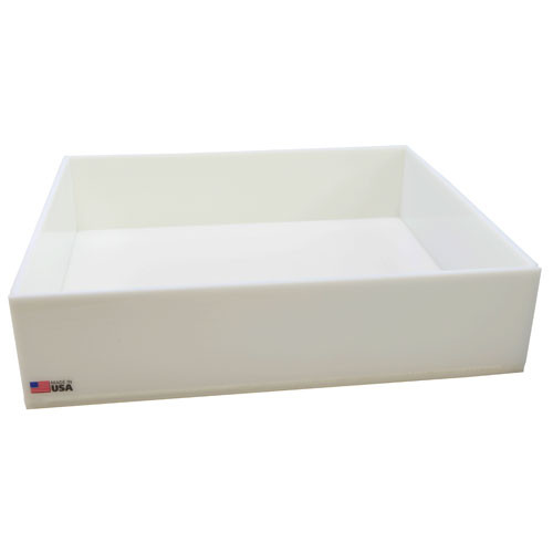 Rectangular Lab Tray, 21 Liter, HDPE, 16 x 20 x 4''