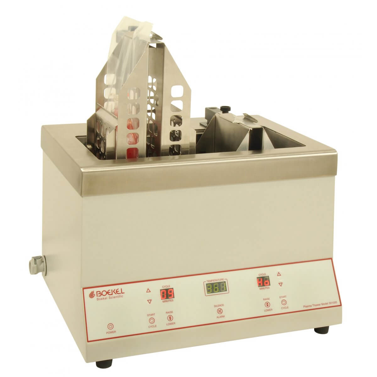 Plasma Thawer for up to 4-Bags of Frozen Plasma, Stainless Steel
