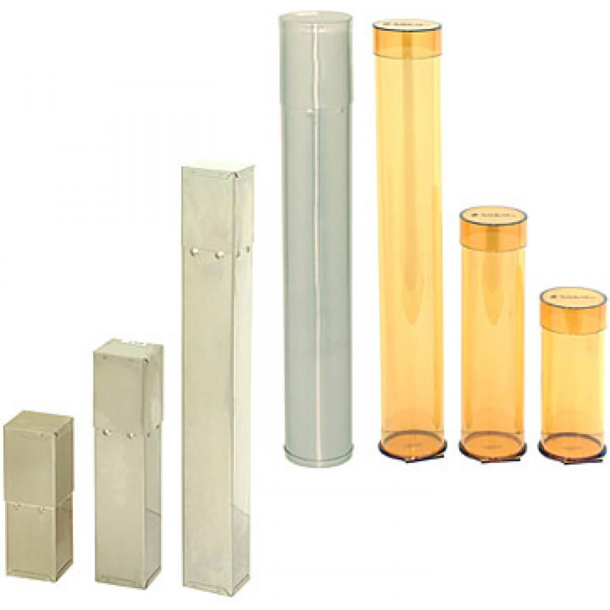 Accessory Stainless Steel Pipette Box Canisters To Hold 2" Pipets.