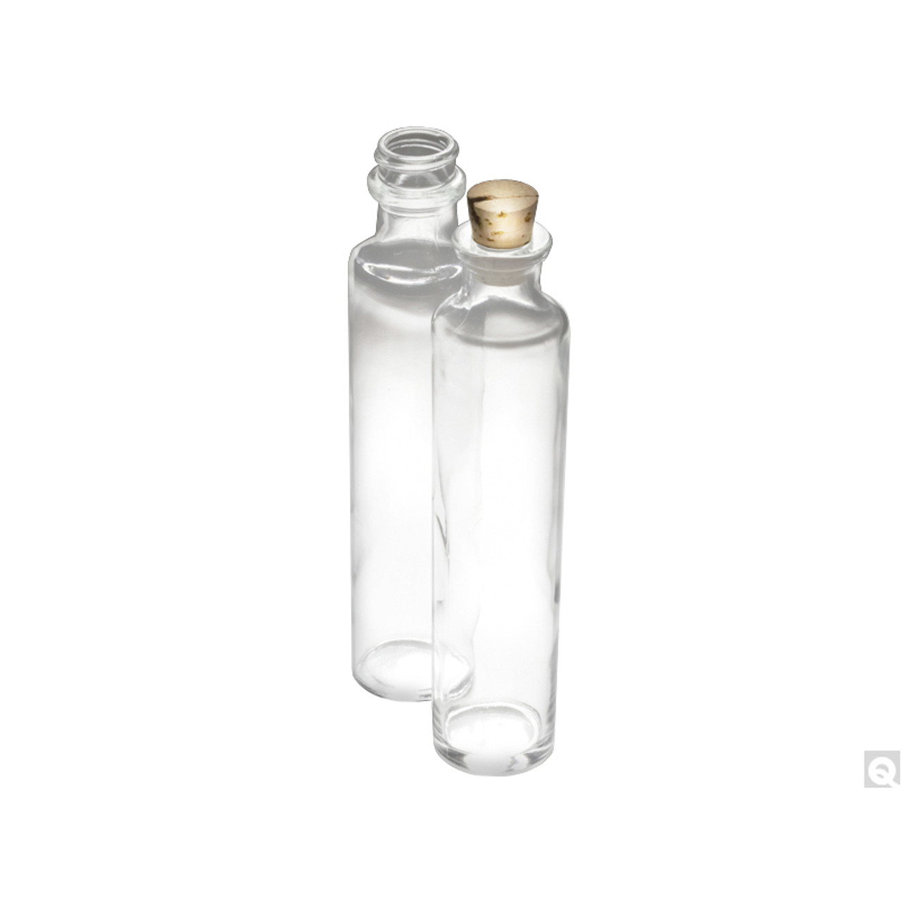 4 Oz. Round Glass Bottle with Cork