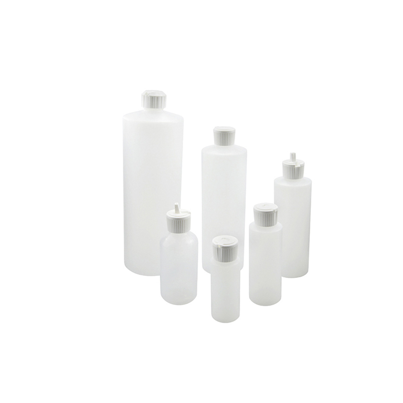 120ML Small Empty Square Bottle HDPE Material Liquid Containers