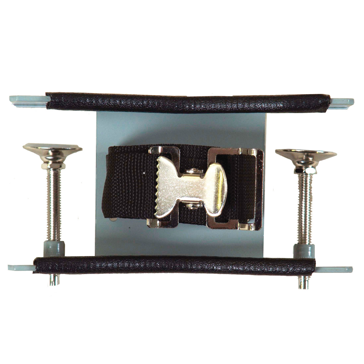 Gas Cylinder Support Bracket, 1 Cylinder Capacity, Bench Mount, Steel