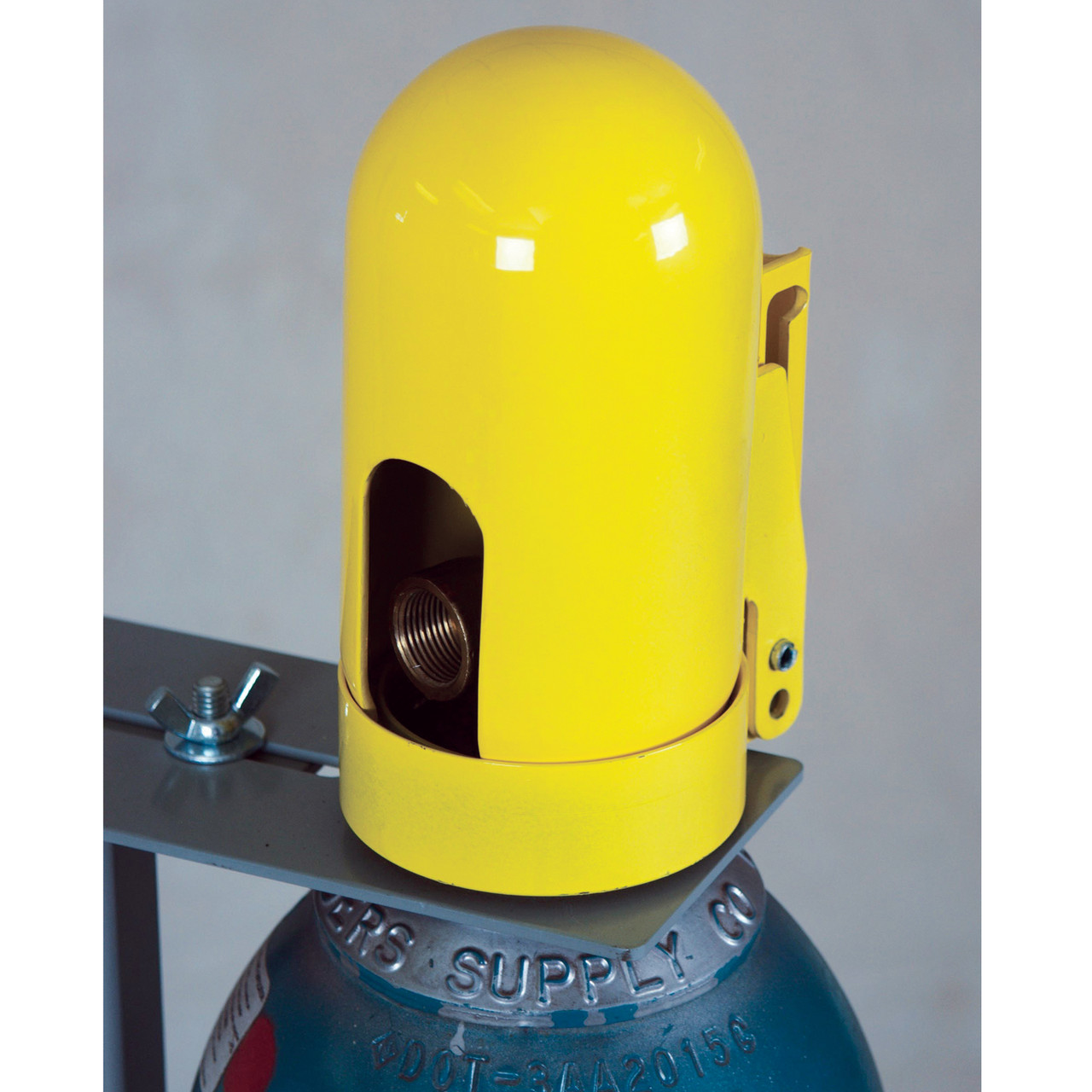 Safety Snap Cap for Gas Cylinders, Low Pressure-Fine Thread