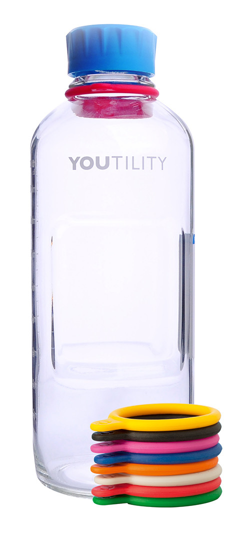 DURAN® GL45 Autoclavable Bottle Tags, Silicone, Solid Colors