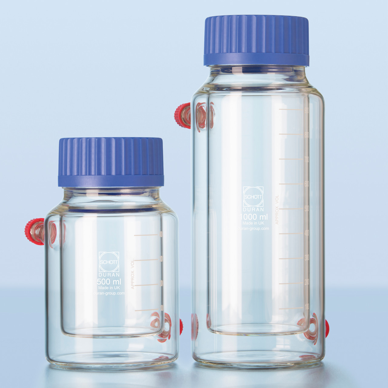 DURAN® Insulated Double-Wall Circulation Bottle, 500mL, GLS-80 Cap
