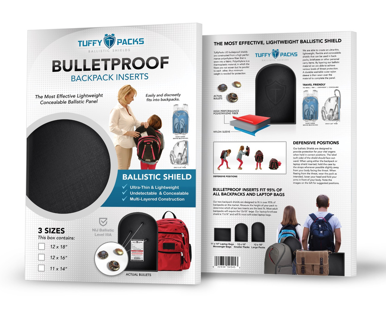 Bulletproof Briefcase Shield  LYRA – Absolute Protection – since 1948