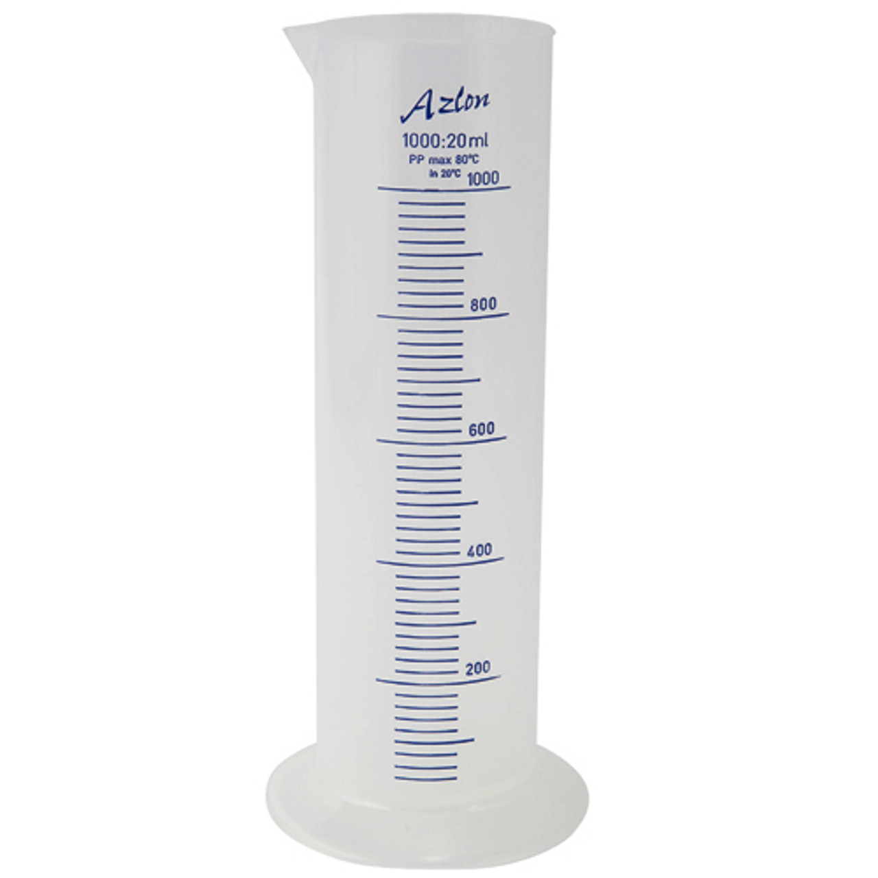 Graduated Cylinders Squat Pp 1000ml Graduated Cylinders Squat Pp 1000ml