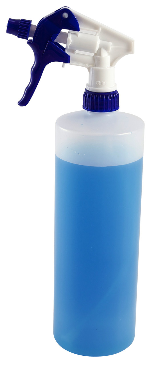 16 oz Spray Bottle Mist Nozzle HDPE Plastic Refillable & Reusable (100) Pack