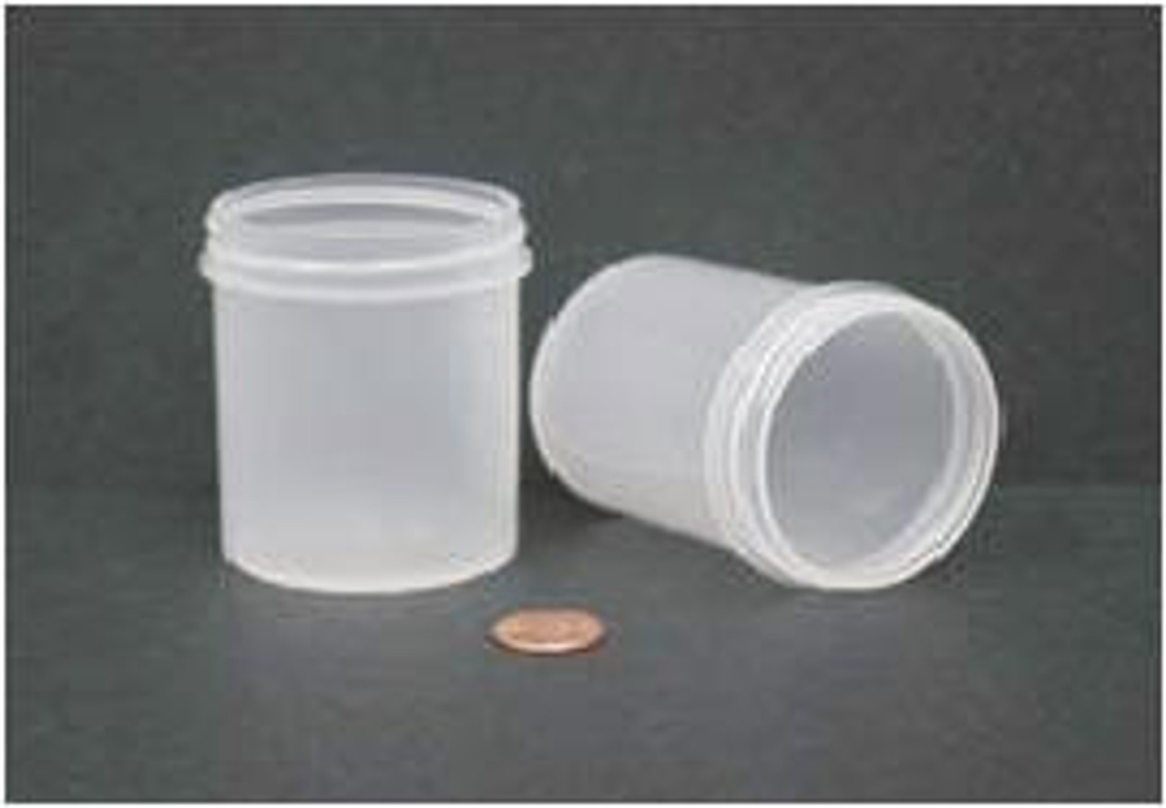 Bulk Plastic Jars, 120mL (4oz), Polystyrene, 58mm OD, Screw Caps