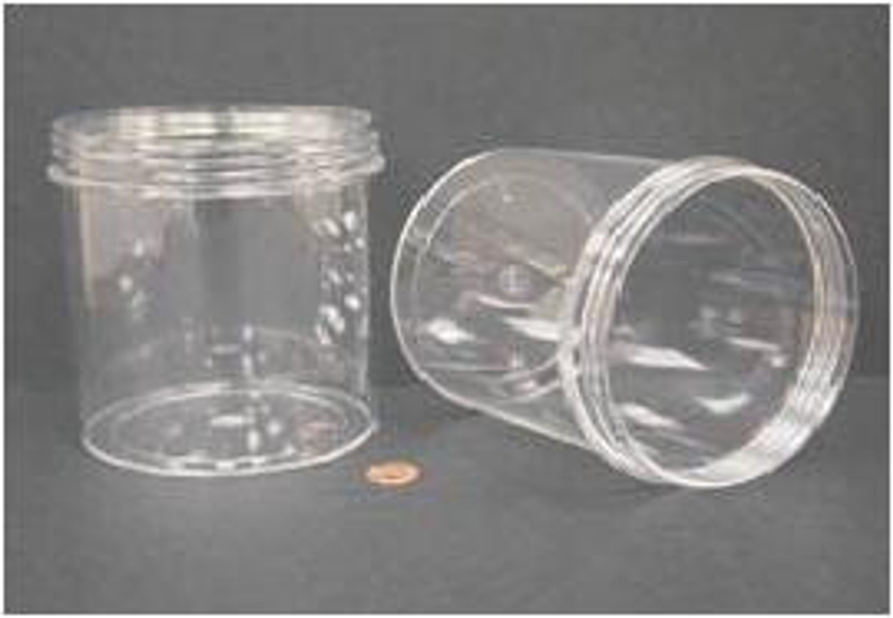 6 oz Plastic Jars with Lids - Parkway Plastics